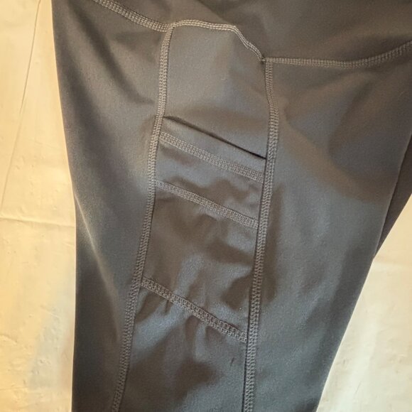 Starting Point Womens Tummy Control Performance Shorts XL Gray With Pockets - Picture 12 of 13